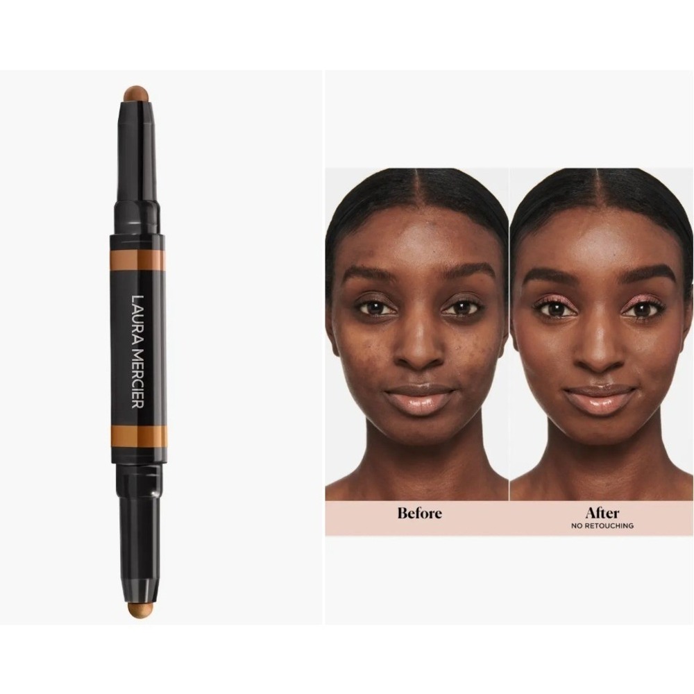 Laura Mercier Secret Camouflage Brighten and Correct Concealer Duo Stick 6N - Picture 6 of 9